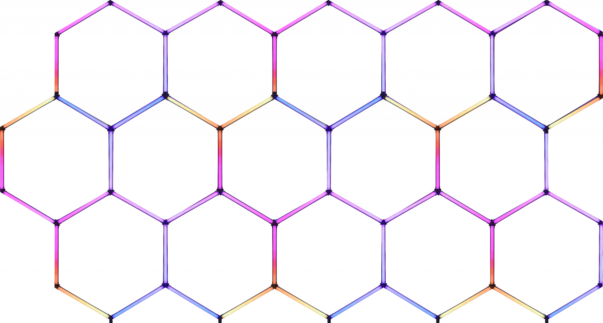 RGB LED Hexagon Lights